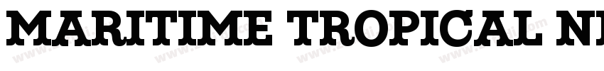 Maritime Tropical Ne字体转换